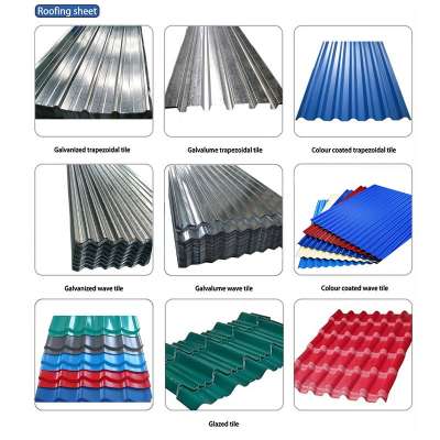 Corrugated Color Coated Aluminum Sheet / Color Coated Aluminum Roofing Tile